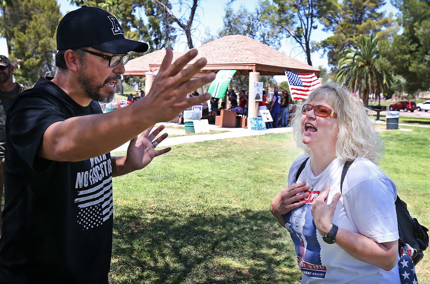Patriot Movement AZ rally at Reid Park